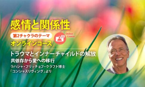 「感情と関係性」（第２チャクラのテーマ）オンラインコース　トラウマとインナーチャイルドの解放 共依存から愛への移行